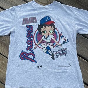 1992 Braves Betty boop graphic tee